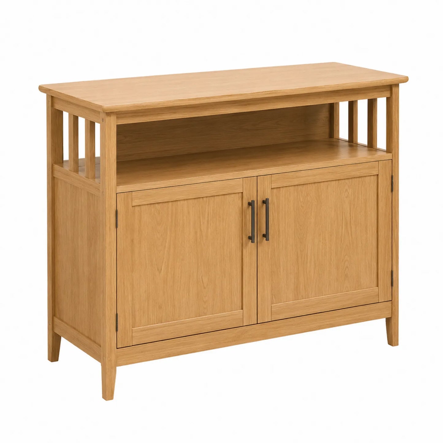 Credenza in legno di rovere con ante