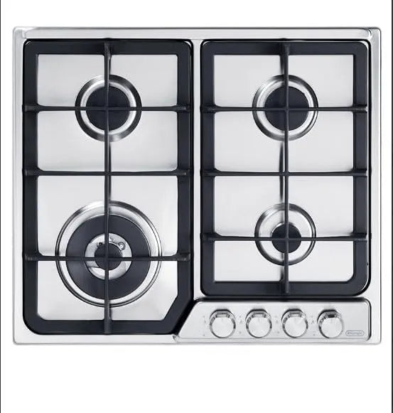 Piano cottura a gas, 60 cm, 4 fuochi, acciaio inox, fornello a gas, PFI 46 GH Linea Professional