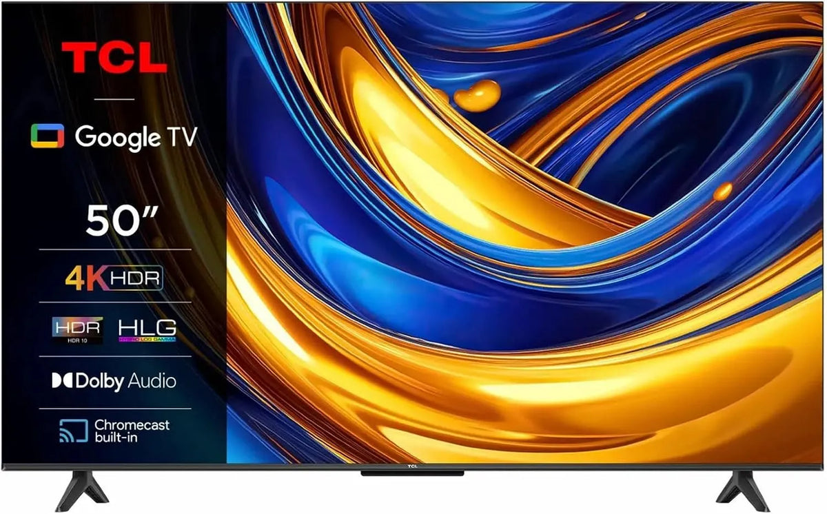 TCL 50P61B Smart TV, 50 pollici, classe energetica F, televisore, 4K UHD