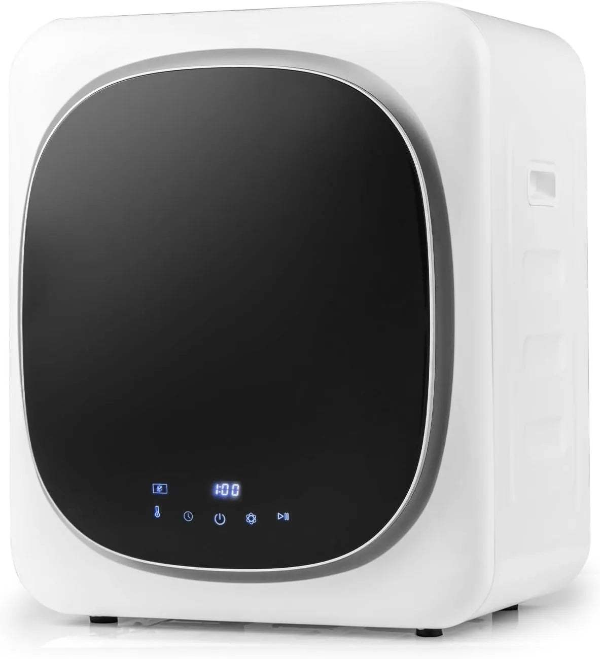 Asciugatrice, 48x40x56 cm, 800 W, 5 kg, COSTWAY, portatile, acciaio inox, Panello a LED e Asciugatura Intelligente, Ideale per Casa Appartamento