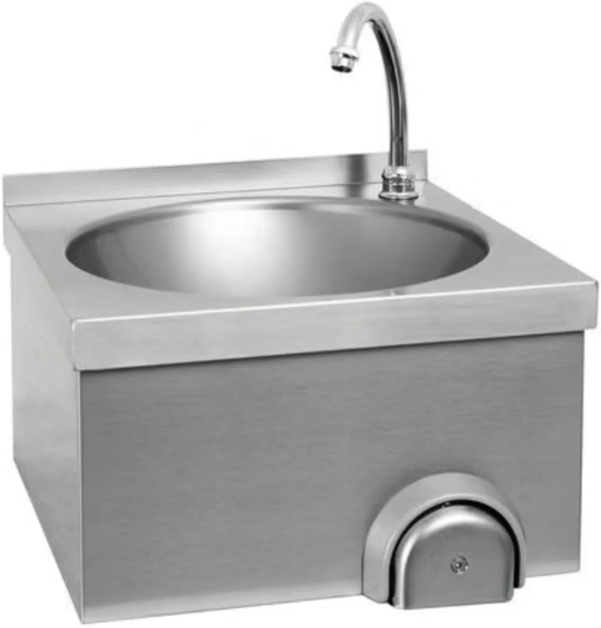 Lavatrice, 40 x 40 x 22, 5 cm, professionale, acciaio inox, in acciaio inossidabile, compatto e igienico, acqua fredda