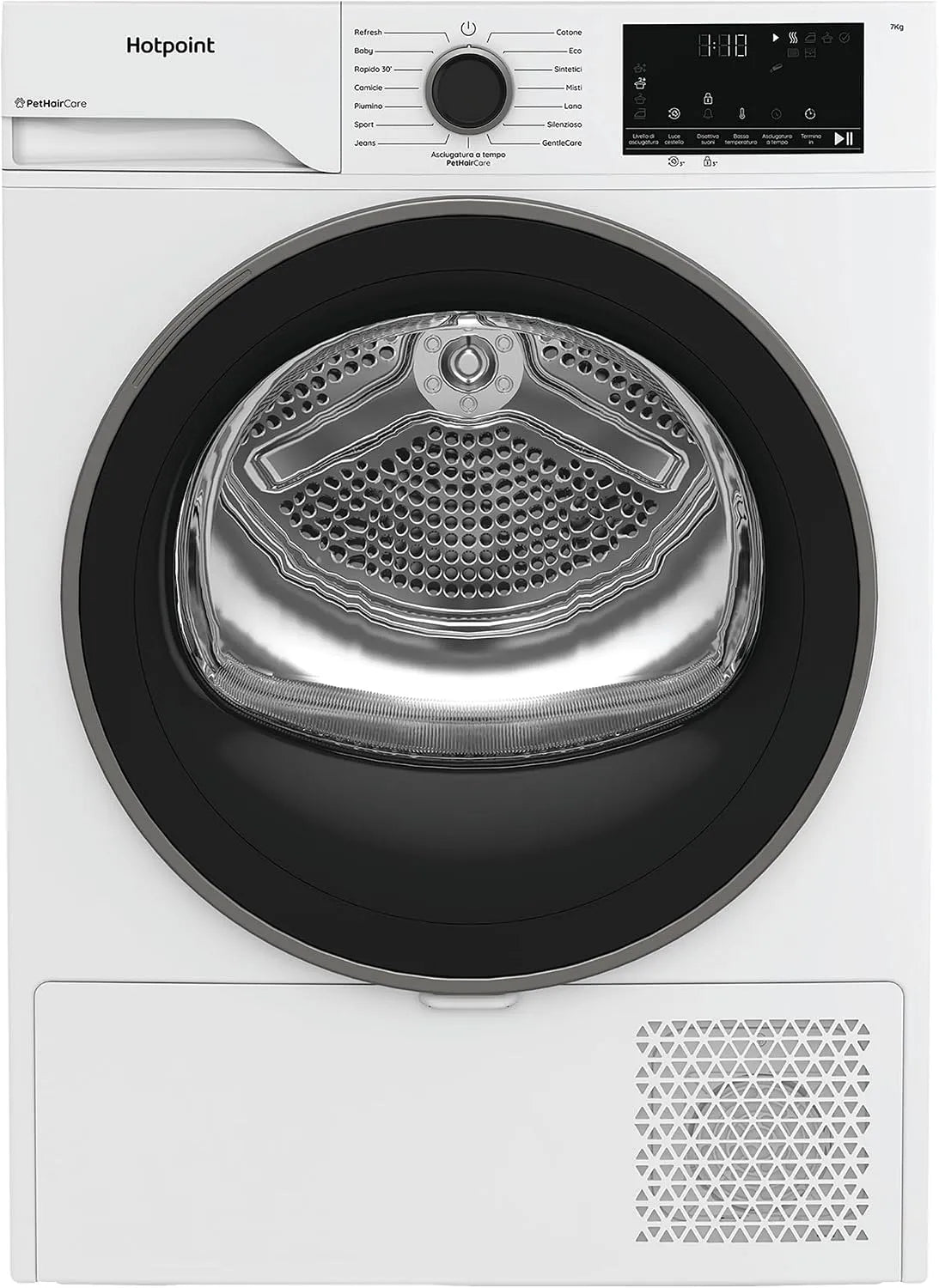 Asciugatrice 74D, 7 kg, stretto, Hotpoint Ariston HPTS BS IT, Asciugatrice 7 Kg Slim A Pompa di Calore