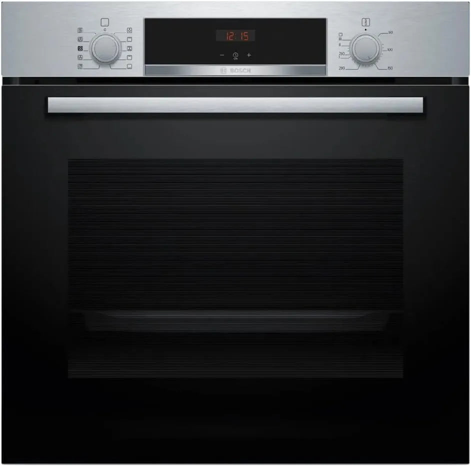 Bosch serie 4 HQA514ES3 Forno elettrico, 60 cm, effetto 3D, vapore, acciaio inox, Larghezza 3D Hotair