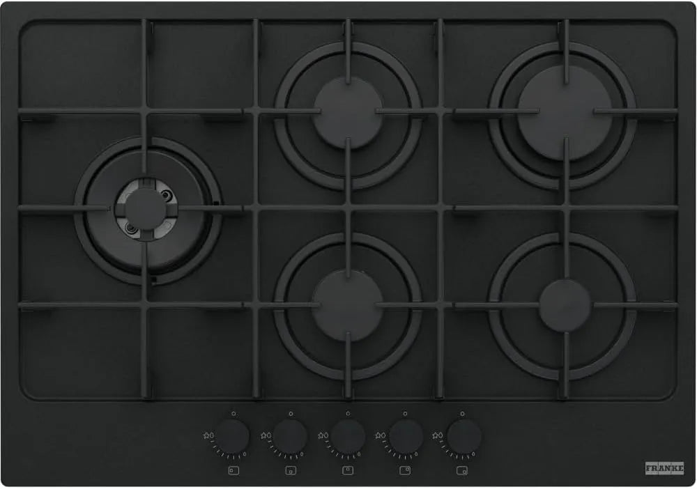 Prodotto Franke MARIS FHMA 755 4G DCL MB C Nero Da incasso 73 cm Gas 5 Fornello