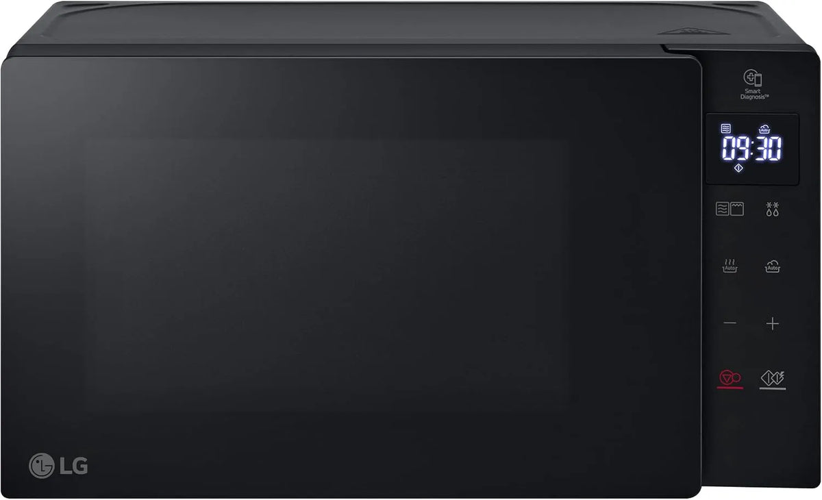 LG MH6032GAS Forno a microonde, 20 L, 700 W, grill, timer, scongelamento, congelamento rapido, nero, Programmi Automatici, Scaldavivande