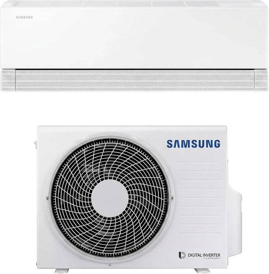 Samsung R32 AR70H12CAAWNEU+AR70H12CAAWXEU Condizionatore, Wi-Fi, SmartThings, 12000 BTU, GAS, WiFi, Samsung WindFree Première+, Climatizzatore