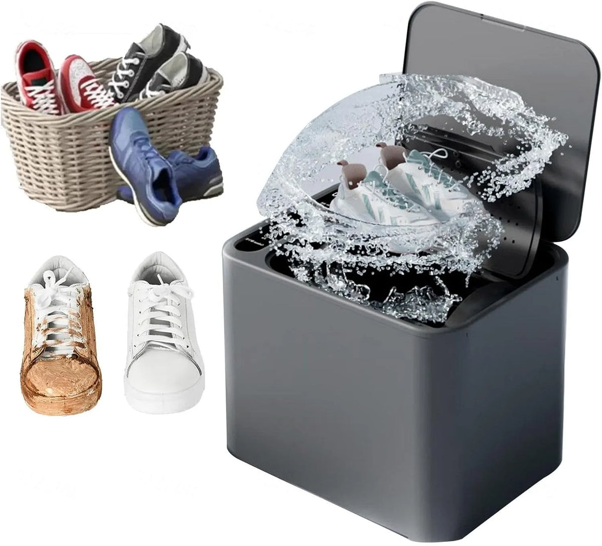 Lavatrice, portatile, appartamenti, dormitori, camper, casa, Mini lavatrice per scarpe