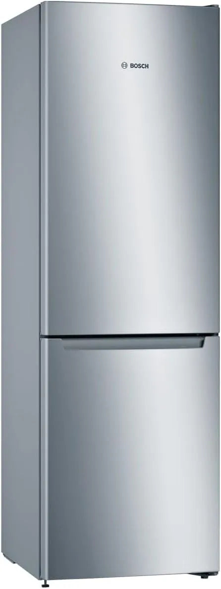 Bosch KGN33NLEB SER2 Frigorifero combinato, 282 L, 176x60cm, No Frost, acciaio inox, frigo con congelatore, Réfrigérateur combiné pose-libre BOSCH