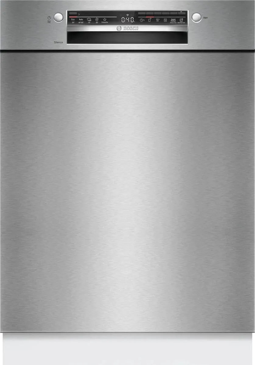 Bosch Serie 2 SMU2ITS09E Lavastoviglie, 60 cm, varioSpeed Plus, cestello superiore regolabile in altezza, con supporto programmatico, asciugatura