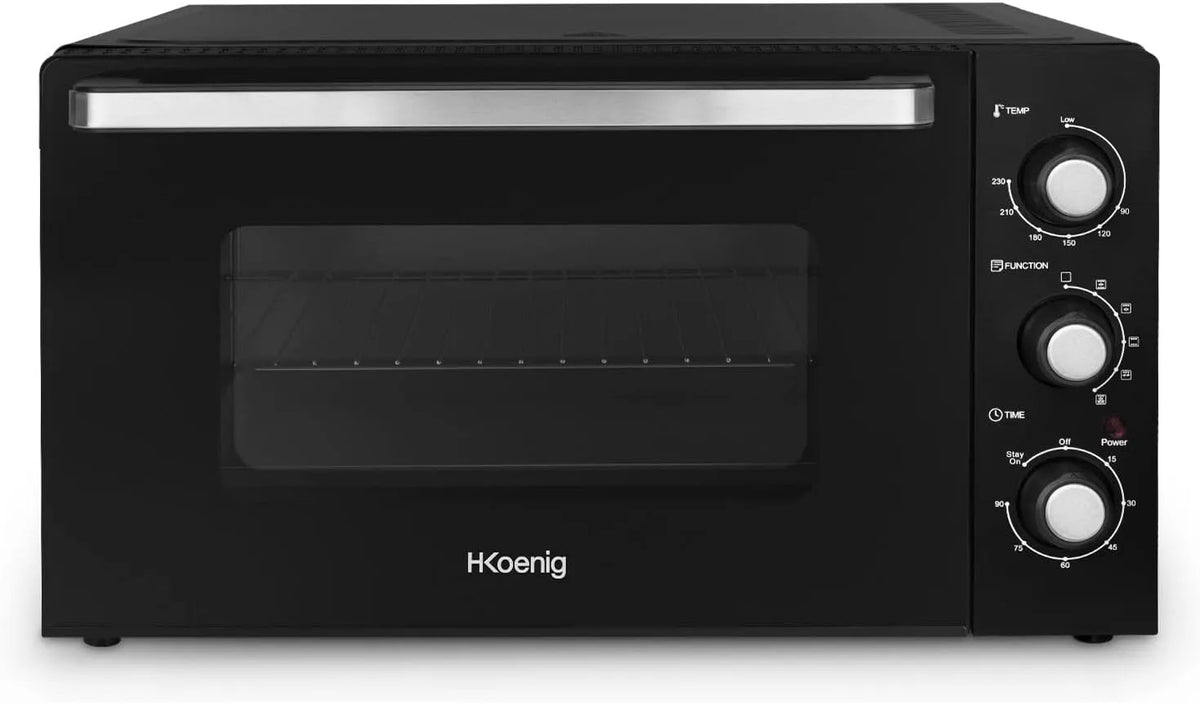 Forno elettrico FO42, 42 L, 200 W, timer, 2 zone di temperatura, Temperatura massima 230°, 5 modalità di cottura, Capacità 42L, 200W, Spegnimento
