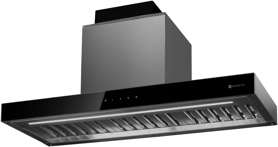 Cappa aspirante KRV90SI, 90 cm, 800 m3/h, classe energetica A, cappa da cucina, 3 velocità, da incasso, Boost, touch, acciaio inox, LED Regolabili