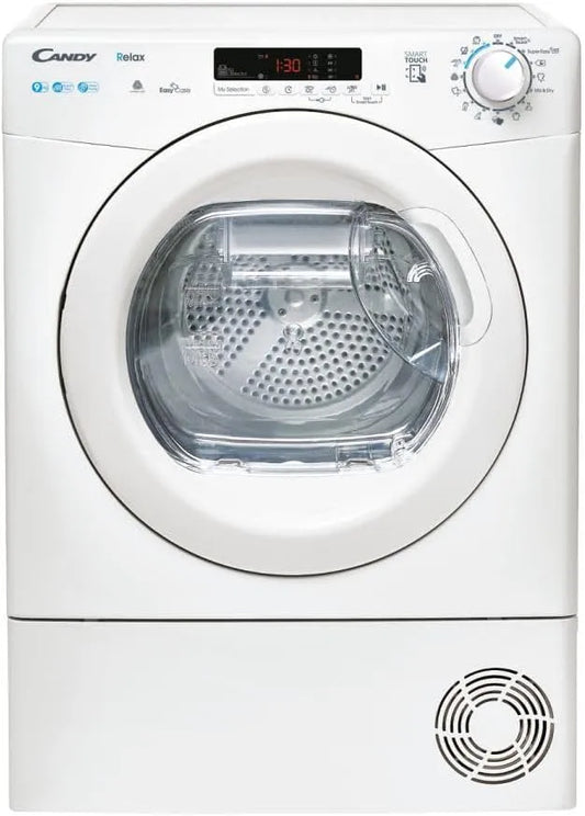 Candy Asciugatirce con pompa di calore, CRE simply-Fi, 9 kg, libera installazione H9A2DE-S, Classe energetica A++
