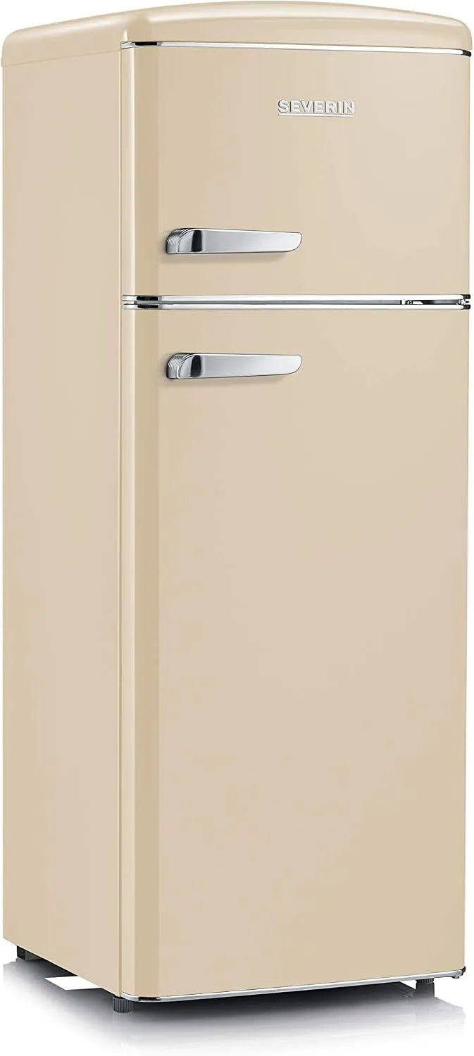 Severin Frigorifero combinato, 206 L, frigo con congelatore, RKG 8933, 4 Ripiani Regolabili, Design Salvaspazio, Cassetto Verdura