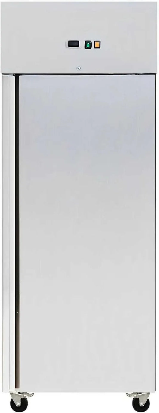 Congelatore GN2, 610 L, vano congelatore, professionale, ristoranti, acciaio inox, freezer verticale, MBH, 610L per ristorazione. Armadio verticale