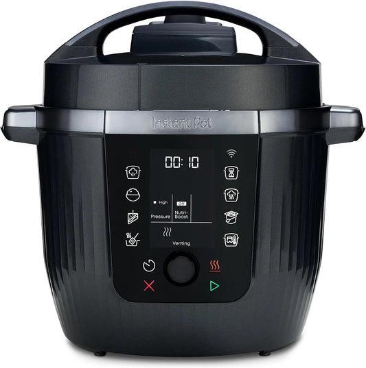 Forno elettrico, 7 L, Boost, vapore, nero, multicooker 10 in 1 da 5, 7L, Instant Pot Pro, cottura lenta, cuociriso, rosola, prepara yogurt, scalda