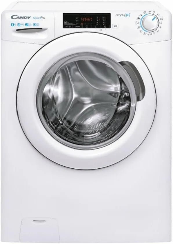 Candy 1485TW4/1-S Lavatrice, 8 kg, classe energetica E, vapore, 1400 giri, Candy Smart Pro CSO 1485TW4/1-S Lavatrice da 8 kg