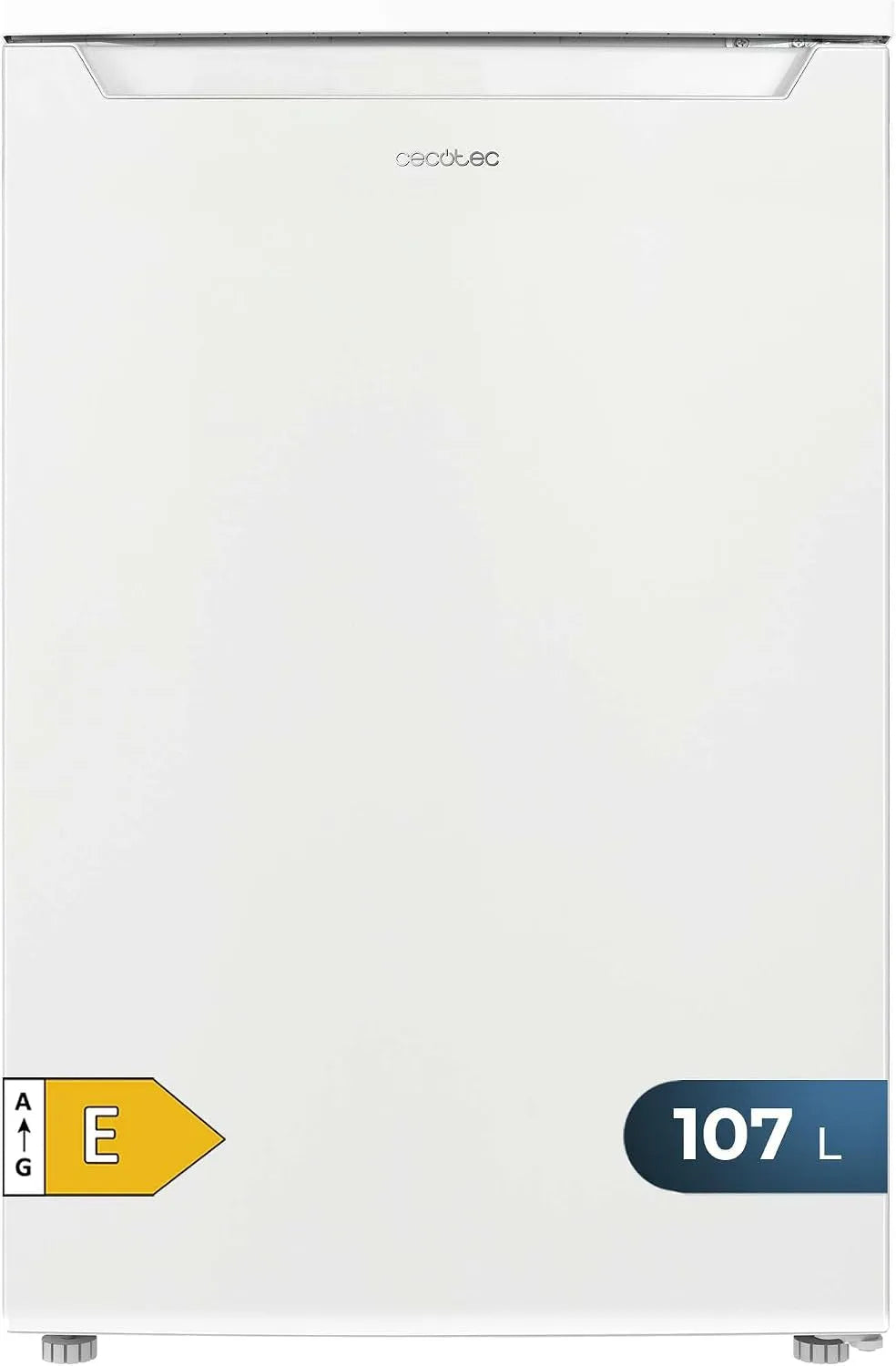 Cecotec Bolero CoolMarket TT Congelatore, 107 L, classe energetica E, vano congelatore, freezer verticale, bianco, Risparmio energetico, Cassetto