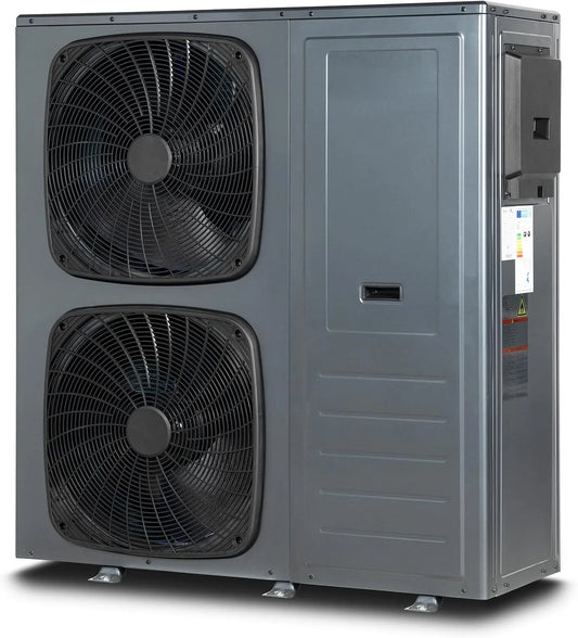 modello 16kW R290, Smad Pompa di Calore 16kW, COP 5.11, Sistemi Wifi, Acqua Calda, Raffreddamento, Riscaldamento, Monoblocco, Antigelo, Modalità