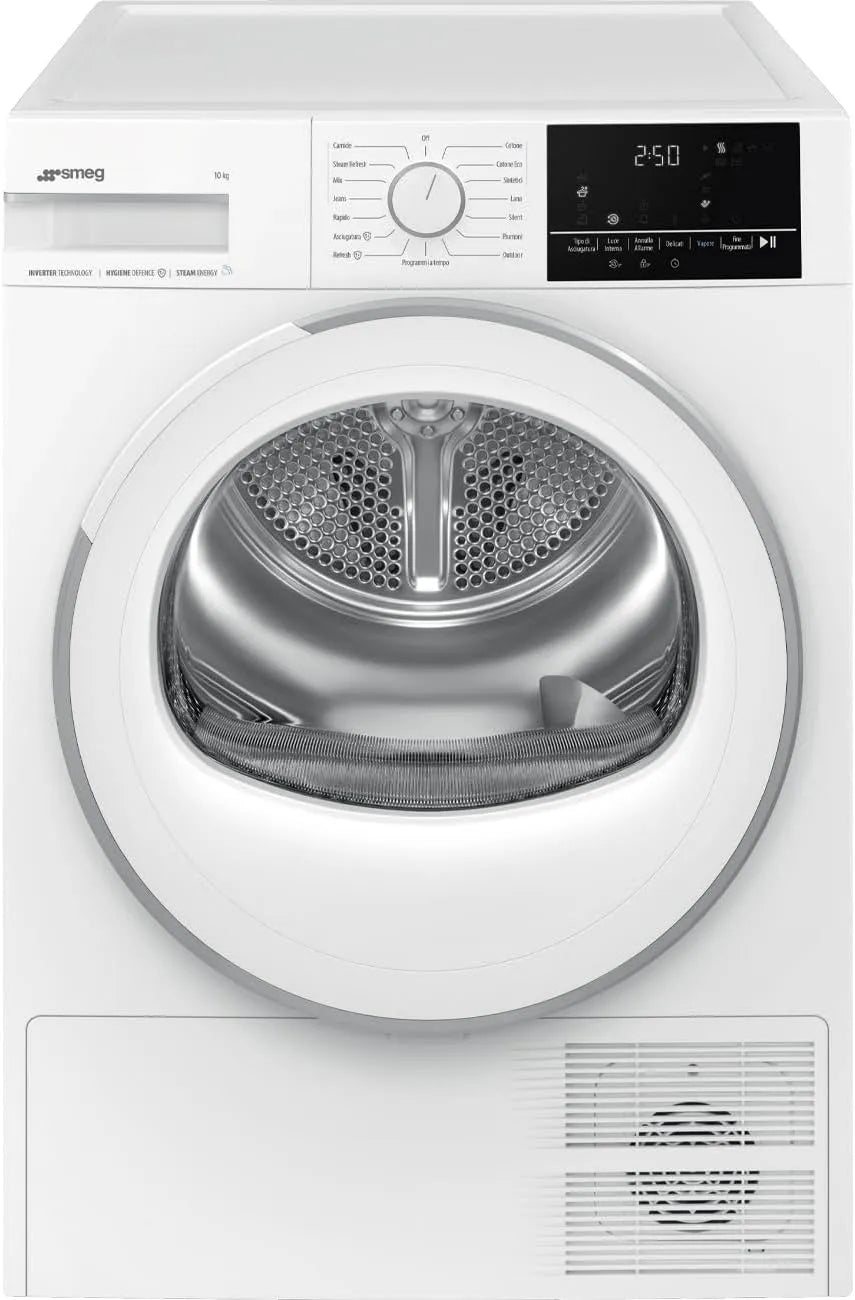 Asciugatrice DN10SEC, 10 kg, classe energetica E, libera installazione, con Pompa di Calore