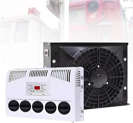 Condizionatore V, 24, 12 V, display digitale, Condizionatore d'aria per camper, a basso rumore, ideale per avventure all'aria aperta