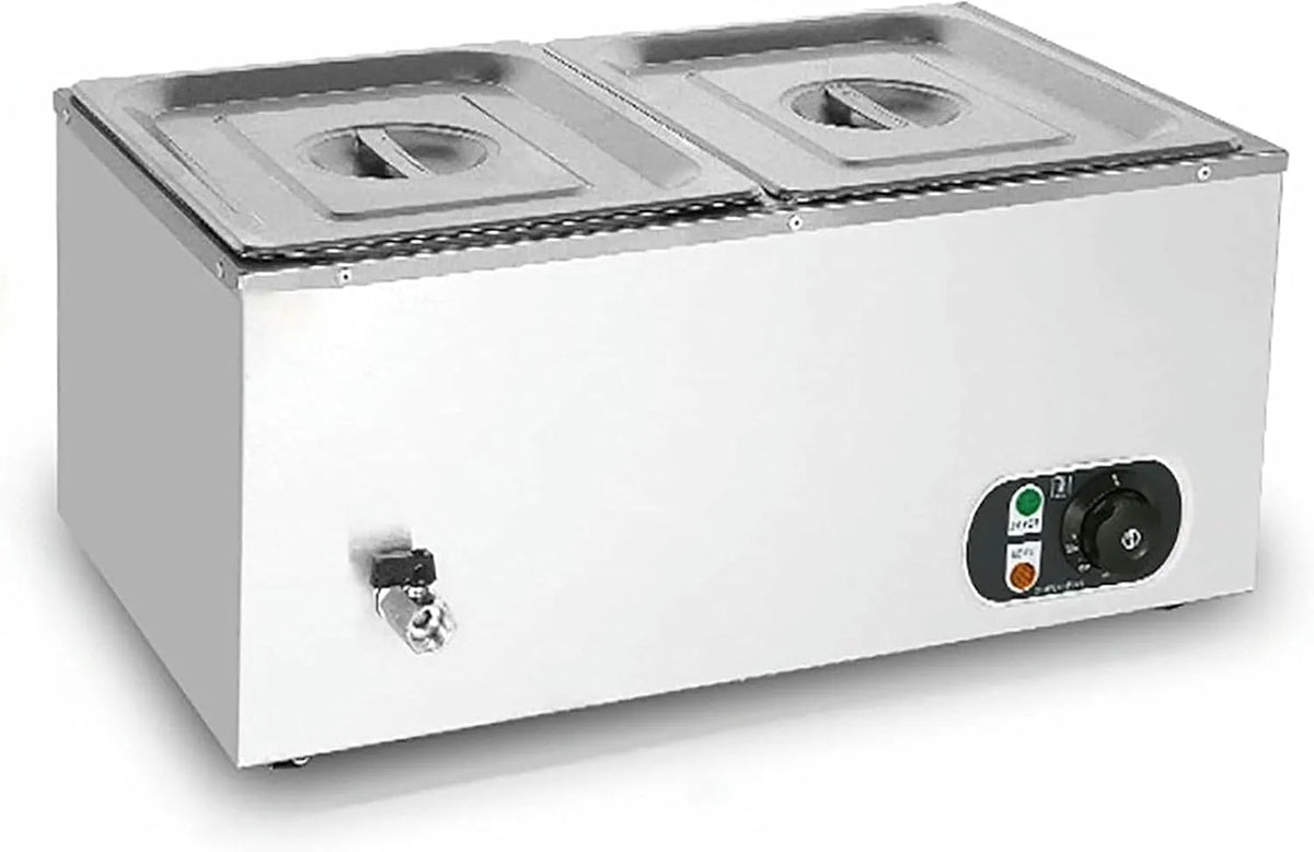 Forno elettrico, 1500 W, vapore, professionale, acciaio inox, 2 Pot, Tavolo Server, Controllo della Temperatura, per Re