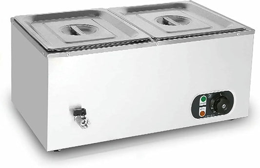 Forno elettrico, 1500 W, vapore, professionale, acciaio inox, 2 Pot, Tavolo Server, Controllo della Temperatura, per Re