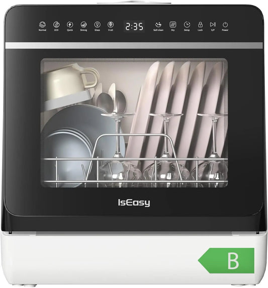 Lavastoviglie, 5 L, 3 programmi, portatile, touch, Ideale per Cucine, Apt e Dormitori