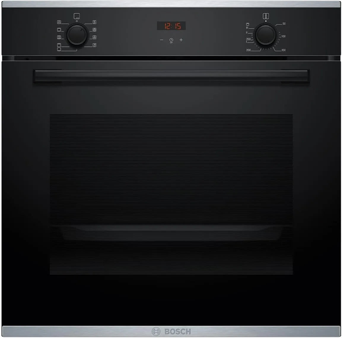 Forno elettrico HBA234BB3, 71 L, classe energetica E, da incasso, nero, 71 litri, ventilato, colore nero