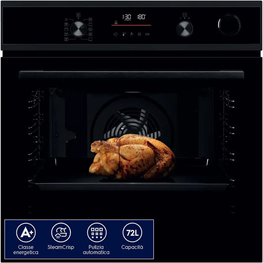 Electrolux EOC6P56H Forno elettrico, 72 L, vapore, Electrolux EOC6P56H Forno Vapore Multifunzione 72L Pirolitico