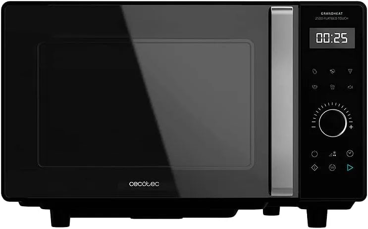 Cecotec GrandHeat 2500 Forno a microonde, 25 L, 800 W, touch, nero, Cecotec Microonde senza piatto GrandHeat 2500 Flatbed Touch Black digitale touch