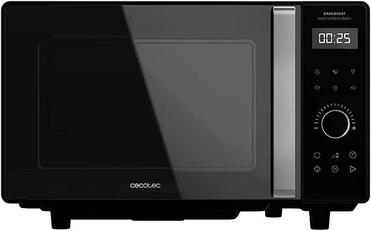Cecotec GrandHeat 2500 Forno a microonde, 25 L, 800 W, touch, nero, Cecotec Microonde senza piatto GrandHeat 2500 Flatbed Touch Black digitale touch