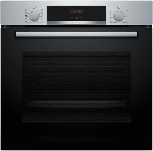 Bosch serie 4 HQA514ES3 Forno elettrico, 60 cm, effetto 3D, vapore, acciaio inox, Larghezza 3D Hotair