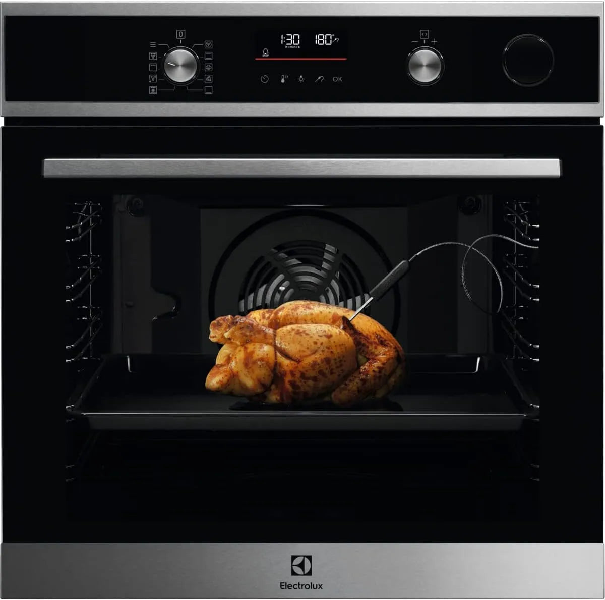 Electrolux EOC6P77X Forno elettrico, 11 programmi, vapore, acciaio inox, display LED, 45 programmi automatici, Electrolux EOC6P77X Forno multifunzione