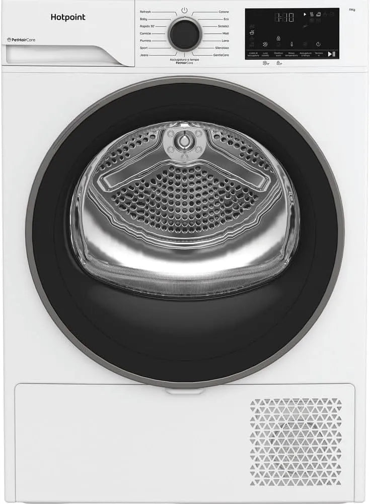 Asciugatrice, 11 kg, classe energetica D, Hotpoint 113D, Hotpoint Ariston HPT 113D BS IT Asciugatrice Capacità 11kg