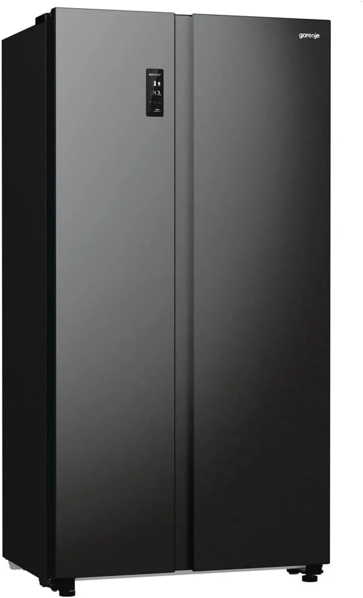 Gorenje Frigorifero, 178, 6 cm, No Frost, Inverter, nero, NoFrostPlus, EEK E, Gorenje NRR 9185 EABXL Side by Side Frigorifero Frigorifero, Compressore