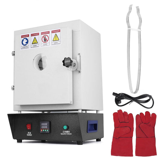 Forno elettrico, 1750 W, PID a 1150°C per fusione cera, cottura piccole ceramiche, Forno a muffola per fusione di gioielli, laboratorio, uso domestico