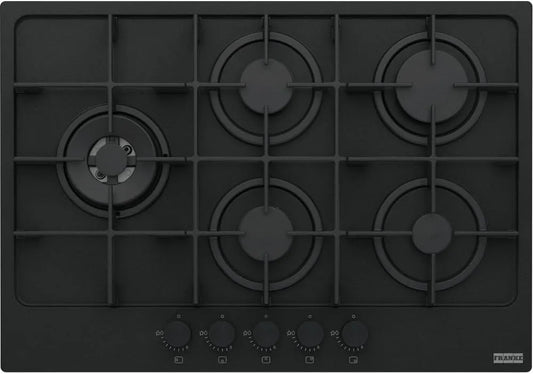 Prodotto Franke MARIS FHMA 755 4G DCL MB C Nero Da incasso 73 cm Gas 5 Fornello