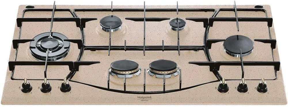 Piano cottura a gas, Hotpoint 960MST, da incasso, fornello a gas, PHN, HA piano cottura Incasso Gas Beige