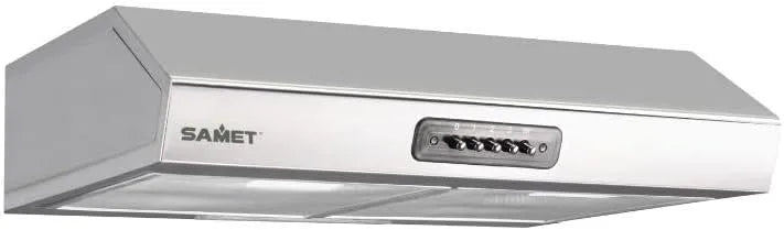 Cappa aspirante, cappa da cucina, acciaio inox, Gruppo cappa sottopensile Tornado 60 Samet colore inox