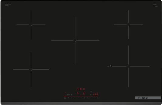 Piano cottura a induzione PIV83KHC1E, 5 fuochi, piastra a induzione, nero, vetroceramica, colore nero