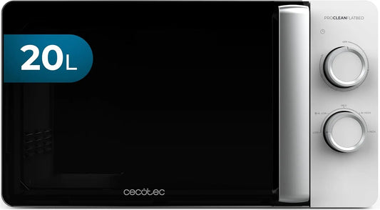 Cecotec 3Dwave Forno a microonde, 20 L, 700 W, timer, interno in ceramica, scongelamento, Timer 30 Min, Interno Ceramico, Tecnologia 3Dwave, Modalità