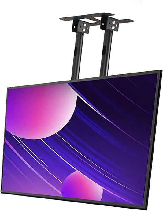 Smart TV, televisore, un colore 1, 6 m, Mounthang - Supporto telescopico per TV a schermo singolo, inclinabile, altezza regolabile