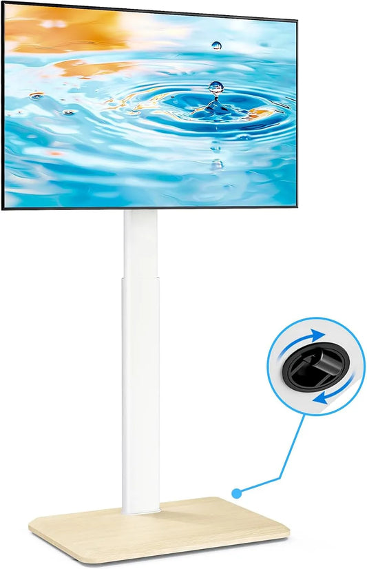 Smart TV 5Rcom, 55 pollici, 400x400mm, televisore, ruote di trasporto, Carrello Porta Tv con Staffa Fino a 30 kg, 5Rcom Supporto TV da Pavimento con