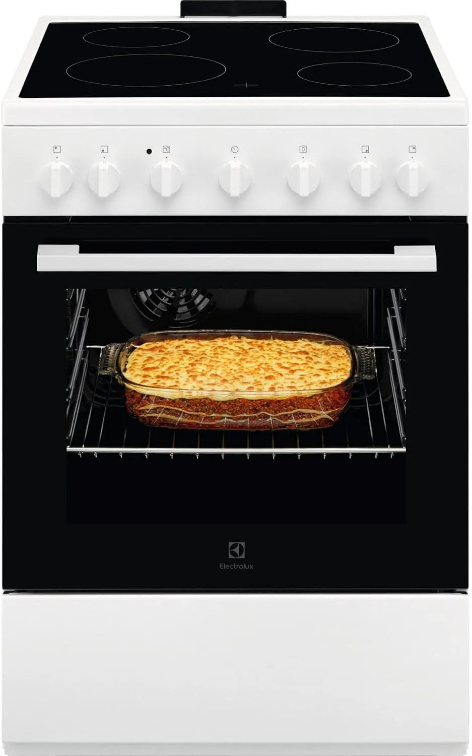 Electrolux LKR620066W Cucina con forno, 60x60 cm, classe energetica E, libera installazione
