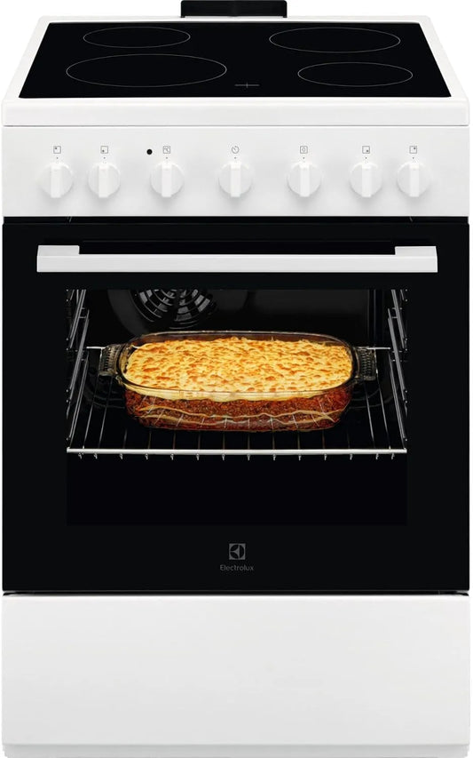 Electrolux LKR620066W Cucina con forno, 60x60 cm, classe energetica E, libera installazione