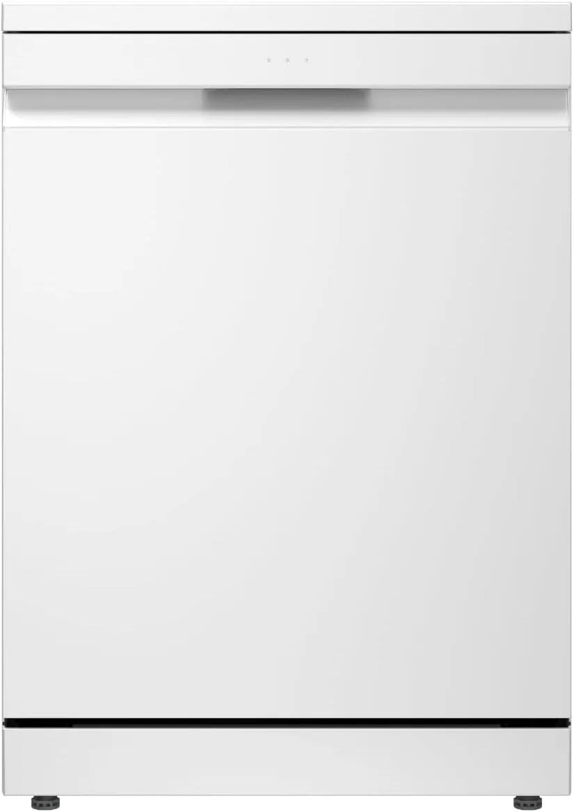 LG Serie 5 DF375HWS Lavastoviglie, 43 dB, classe energetica A, libera installazione, esterno, Wi-Fi, vapore, bianco, 14 Coperti, Sistema QuadWash con