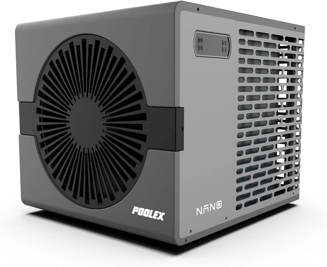 Prodotto Pompa di Calore Nano 3 KW connessa Wi-Fi per Piccole Piscine compatte: Fuori Terra, POOLEX, Semi-sepolto, Legno. Silenzioso e Reversibile