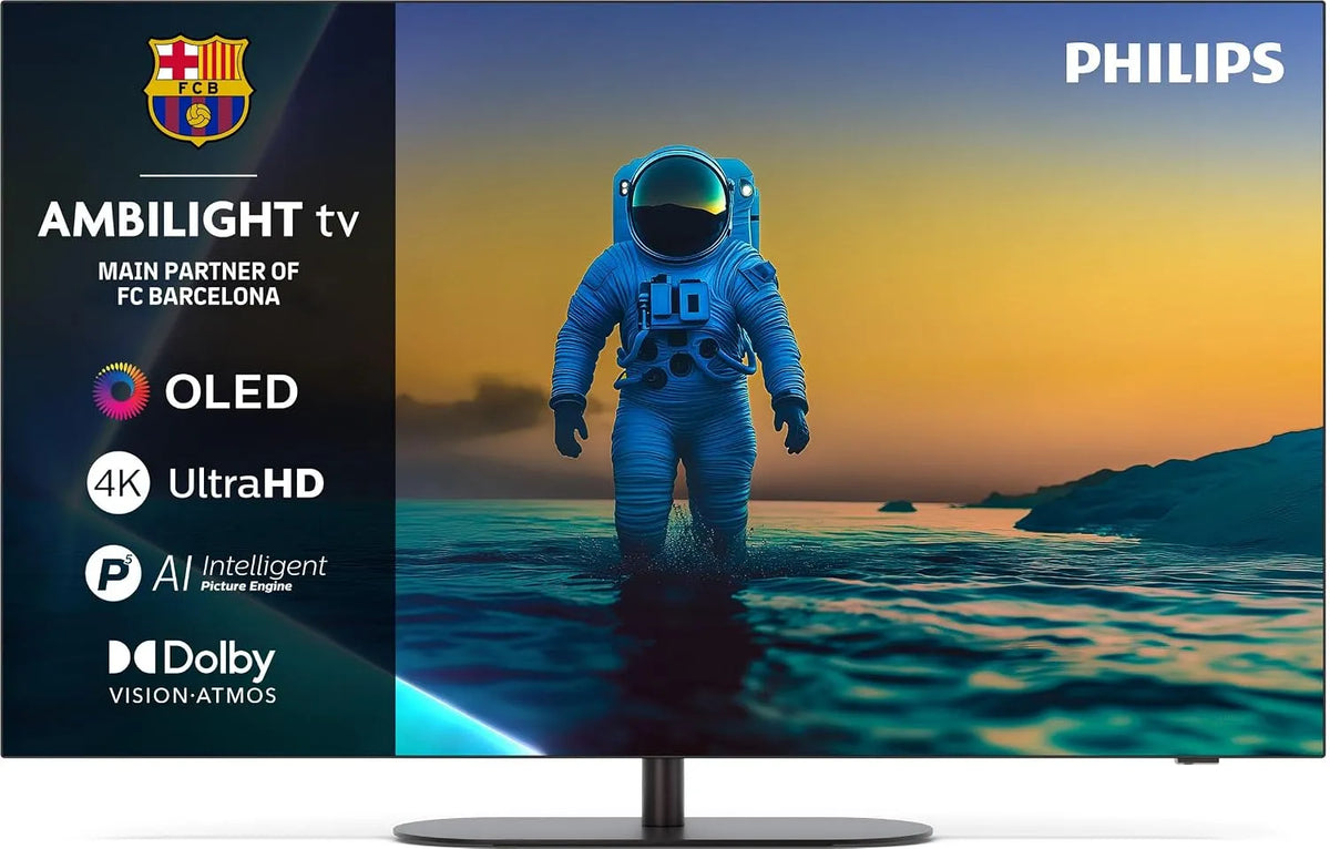 Philips 48OLED810 Smart TV, 48 pollici, televisore, 4K UHD, pannello IPS, Dolby Vision & Atmos