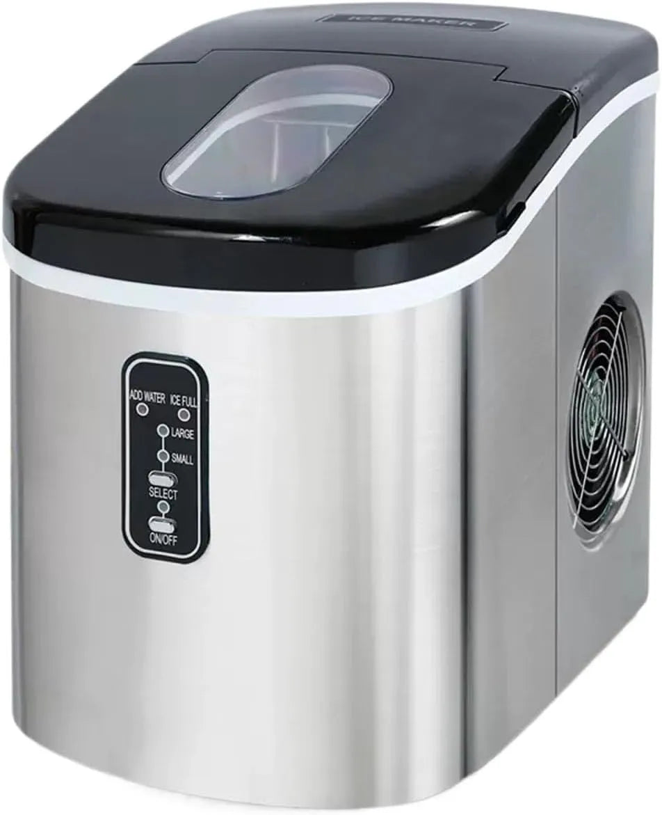 Prodotto crea 9 dimensioni di cubetti in 6 minuti, Fabbricatore di ghiaccio Macchina for il ghiaccio da banco, macchina for il ghiaccio portatile con