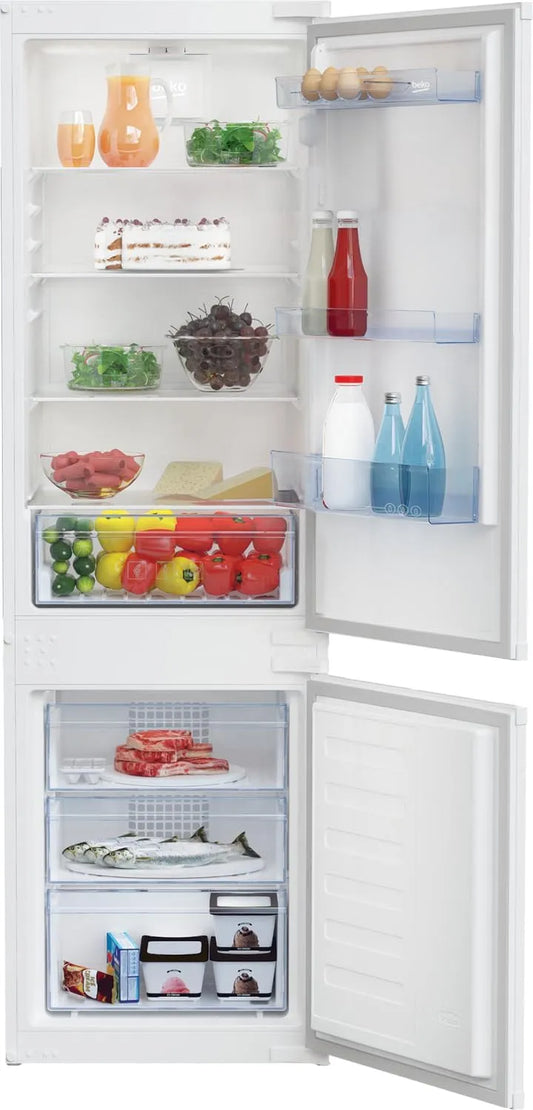 Beko BCSA285K4SFN Congelatore, 271 L, da incasso, vano congelatore, freezer verticale, bianco